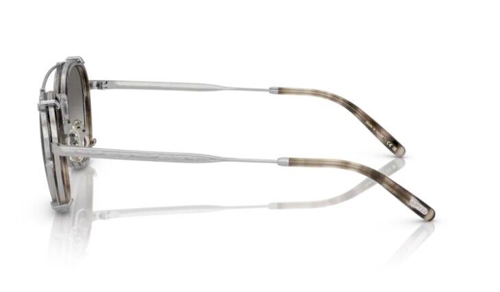 Oliver Peoples 0OV1316TM Lilletto 503611 Silver Taupe Eyeglasses with Clip-on