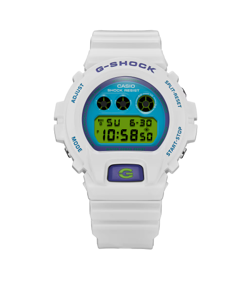 Casio G-Shock Digital 6900 Series White/Blue Dial Men's Watch DW6900RCS-7