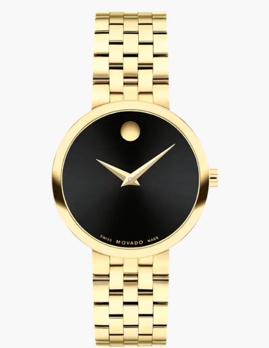 Movado Museum Classic Quartz Black Dial Women's Watch 0607813