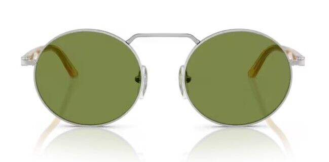 Persol 0PO1019S 518/4E Silver-Miele /Green light Oval Shape Unisex Sunglasses