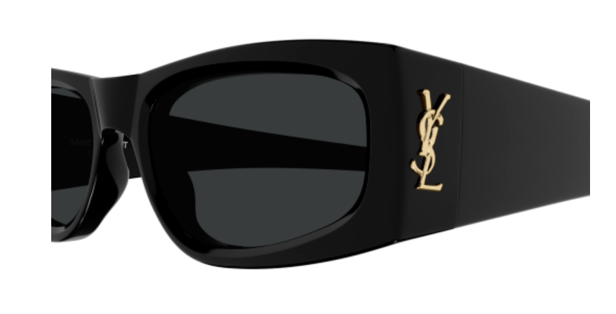 Saint Laurent SL M140 001 Black/Black Soft Cat Eye Women's Sunglasses