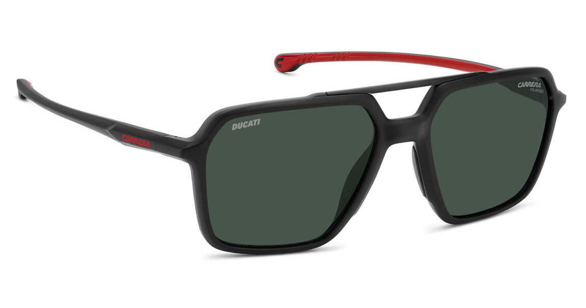 Carrera Ducati Carduc 042/S 003 Matte Black/Green Polarized Men's Sunglasses