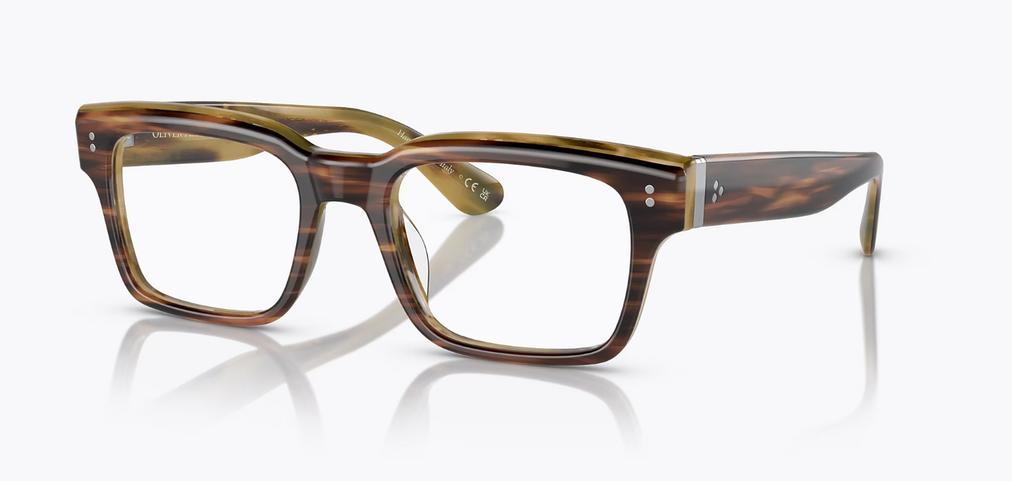 Oliver Peoples 0OV5470 Hollins 1310 Amaretto/Striped Honey Men's Eyeglasses