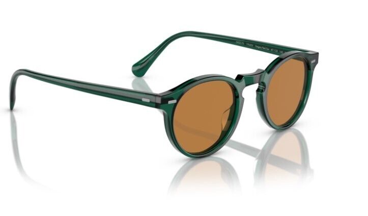 Oliver Peoples 0OV5217S Gregory Peck Sun 176353 Dark Teal/Cognac 47mm Sunglasses