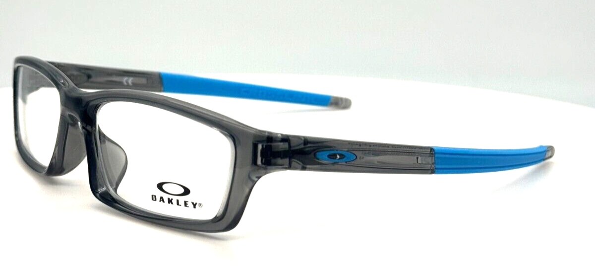 Oakley OX 8111 0253 Cross Link Youth Polished Grey Square Men's Eyeglasses