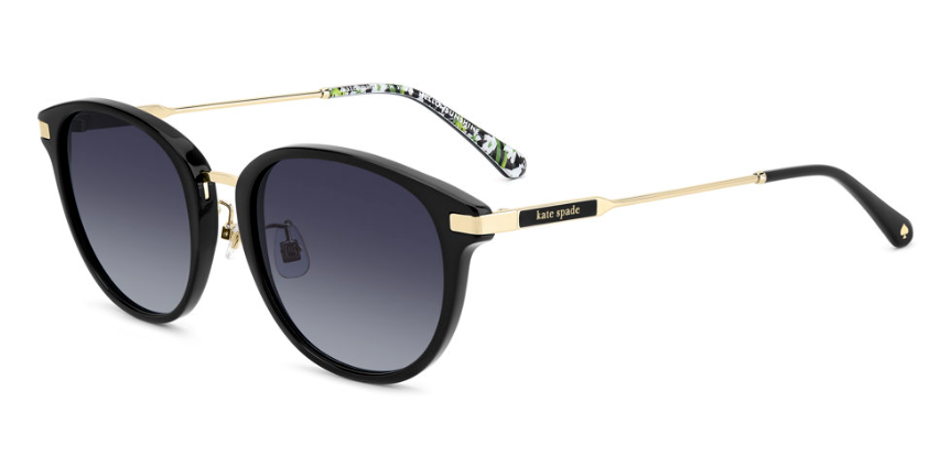 Kate Spade FAWN/F/S 807 Black Cat eye Women's Sunglasses