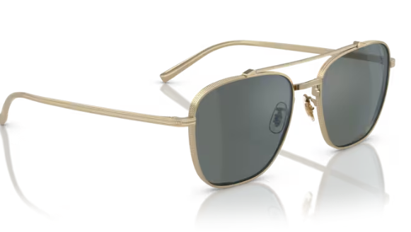 Oliver Peoples 0OV1349ST Avison 5035W5 Soft Gold Regal Blue Men's Sunglasses