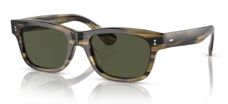 Oliver Peoples Rosson Sun 5540SU 171952 Olive Smoke/Green Men's Sunglasses