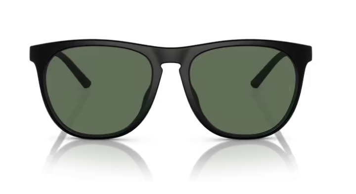 Oliver Peoples 0OV5554SU R-1 70019A Semi-Matte Black/Green Polarized Sunglasses