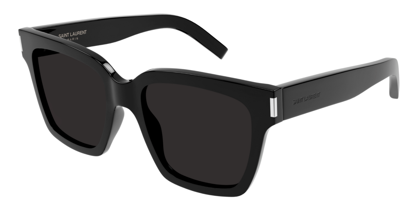 Saint Laurent SL 507 001 Black/Grey Square Men's Sunglasses