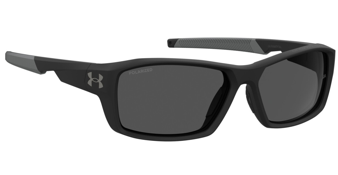 Under Armour UA  Fanatical 003 M9 Matte black/Grey Polarized Men's Sunglasses