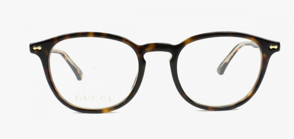 Gucci GG0187O 006 Havana Soft Square Men's Eyeglasses