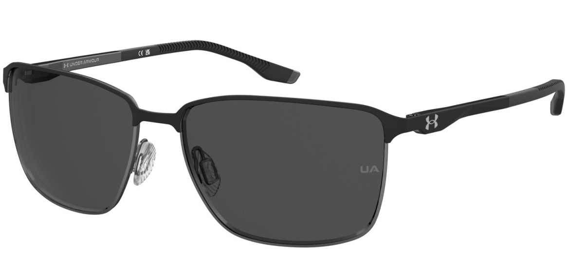 Under Armour UA Retained/G RZZ M9 BlackRuthenium/Grey Polarized Men's Sunglasses