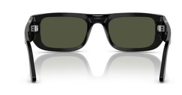 Persol 0PO3362S 95/31 Black/ Green Oval 52mm Unisex Sunglasses