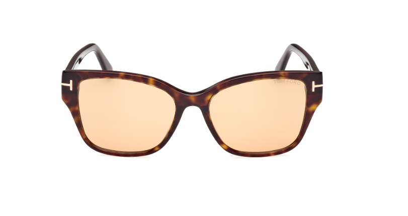 Tom Ford ELSA FT1108 52E Dark Havana/Brown Square Women's Sunglasses