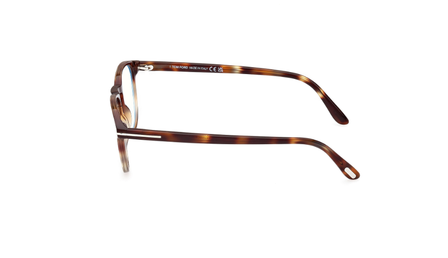 Tom Ford FT5899 052 Dark Havana Square Men's Eyeglasses