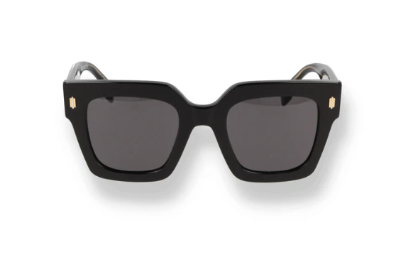 Fendi FE40101I 01A Black /Grey Square Women's Sunglasses