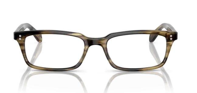 Oliver Peoples 0OV5102 Denison 1719 Olive Smoke Rectangle Men's Eyeglasses