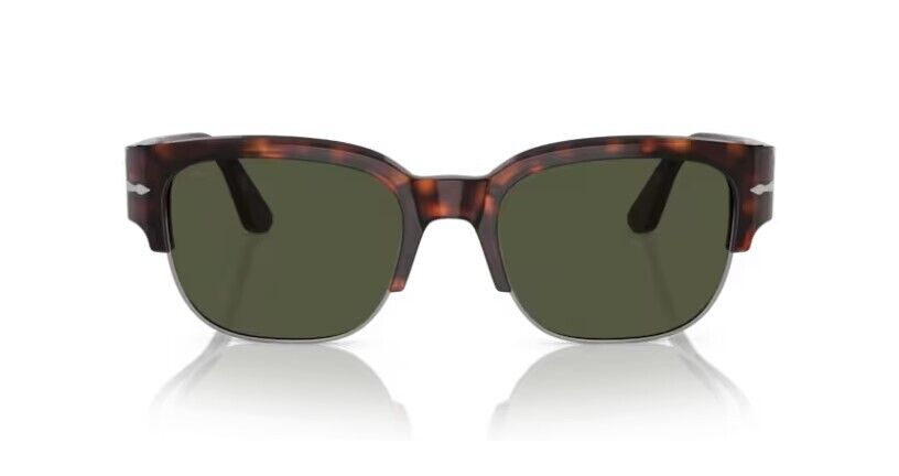 Persol 0PO3319S Tom 24/31 Havana/Green 55mm Unisex Sunglasses