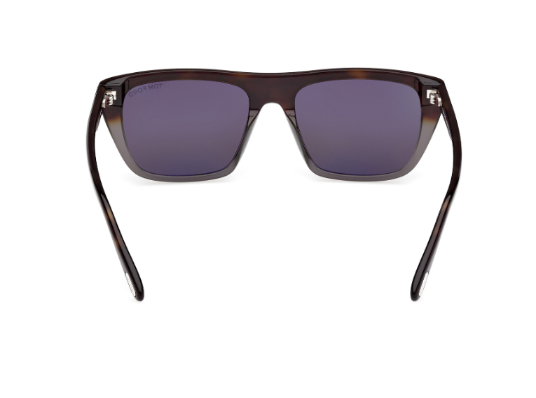 Tom Ford ASLAN FT1175 55A Coloured Havana/Smoke Men's Sunglasses