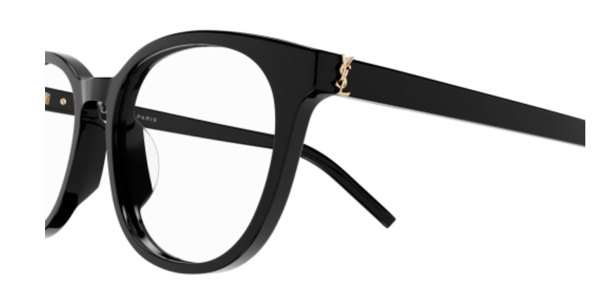 Saint Laurent SL M111/F 001 Black Soft Square Women's Eyeglasses