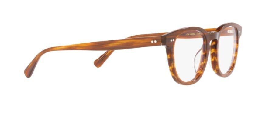 Oliver Peoples 0OV5480U Kisho 1733 Red Mahogany Brown Unisex Eyeglasses