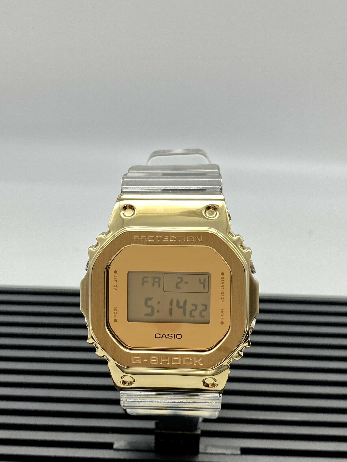 G-Shock Casio Limited Edition Gold IP Transparent Men Watch GM5600SG-9