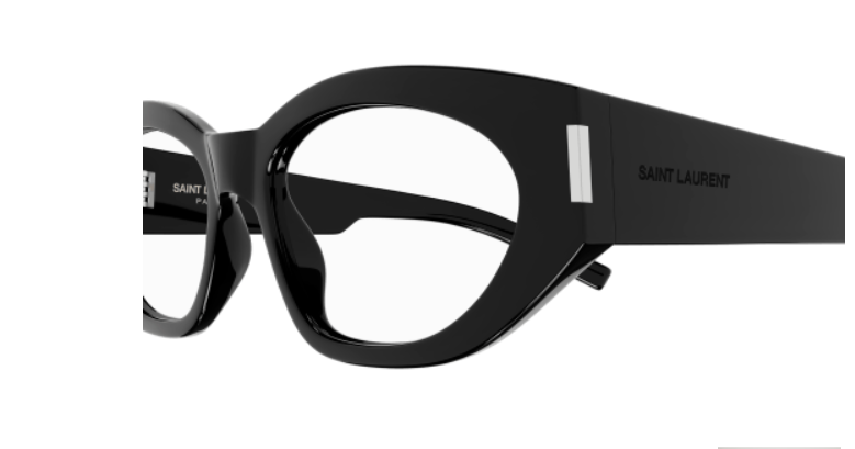 Saint Laurent SL 638 OPT 001 Black Oval  Women's Eyeglasses