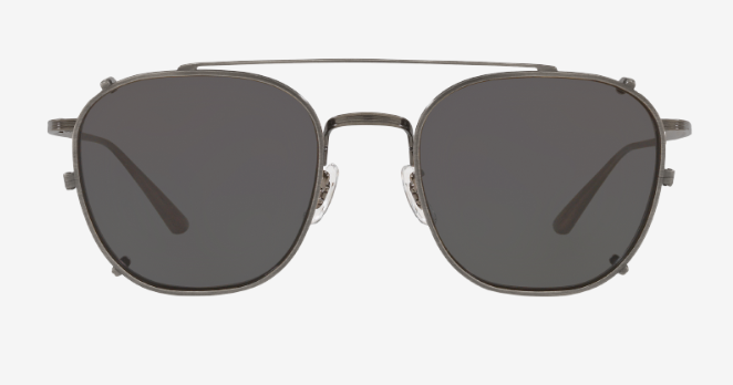 Oliver Peoples OV1230TC 507687 Dark Grey Square 49mm Clip On