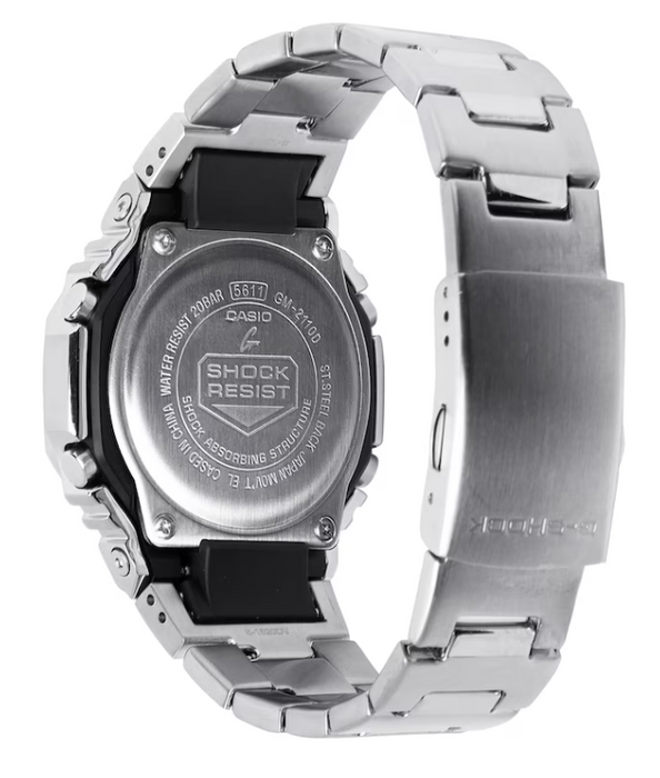 Casio G-Shock G-STEEL 2100 Series Silver Dial/Steel Men's Watch GM2110D-2A