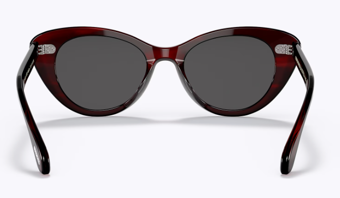 Oliver Peoples OV5415SU 1675R5 Bordeaux Bark/Dark Grey CatEye Women's Sunglasses