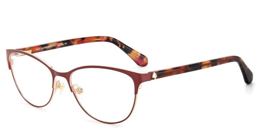 Kate Spade Hadlee 0MFX/00 Havana Plum Oval Women's  Eyeglasses