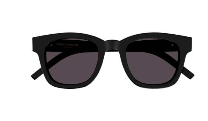 Saint Laurent SL M124 001 Black Square Men's Sunglasses