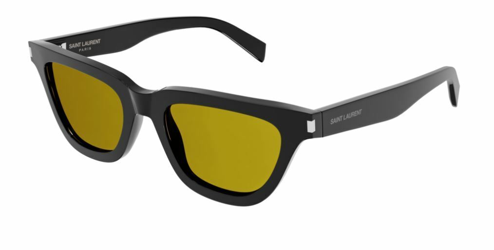 Saint Laurent SL 469 004 Black/yellow Rectangular Man Sunglasses