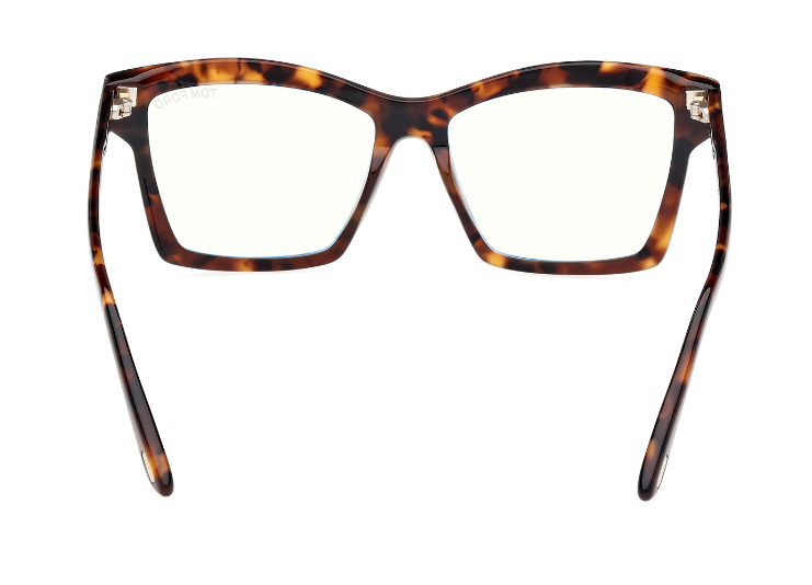 Tom Ford FT5964-B 052 Dark Havana/Dark Havana Square Women's Eyeglasses