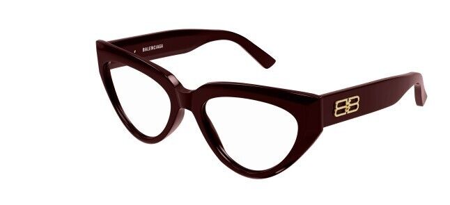 Balenciaga BB0276O 003 Red Cat-Eye Women's Eyeglasses