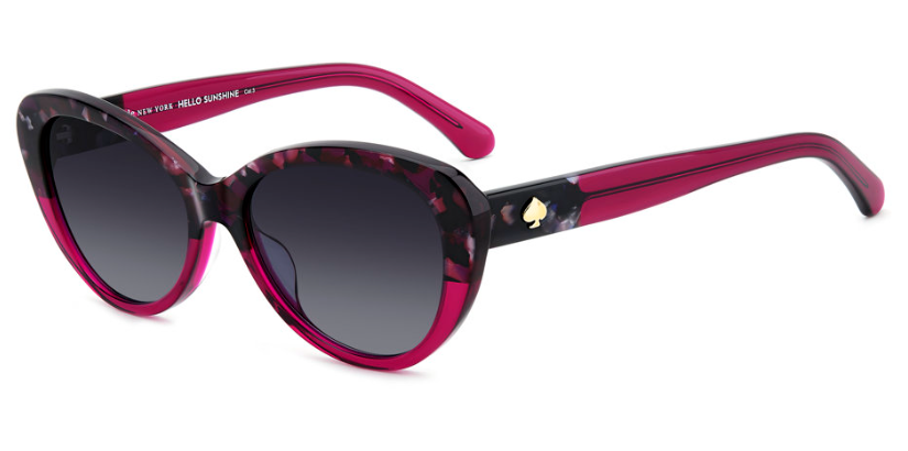 Kate Spade JOSI/S HMW Blue/Havana/Burgundy Cat Eye Women's Sunglasses