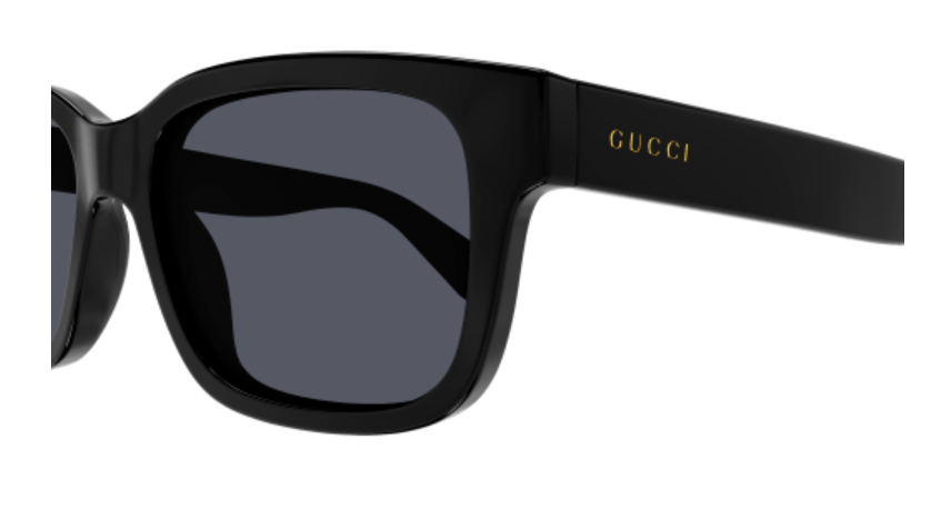 Gucci GG1583S 001 Black/Grey Square Men's Sunglasses