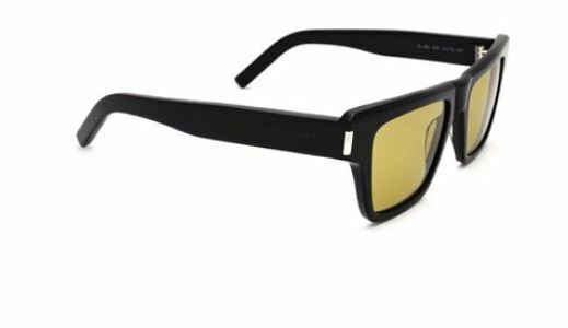 Saint Laurent SL 469 004 Black/yellow Rectangular Man Sunglasses