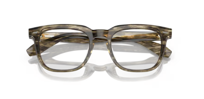 Oliver Peoples 0OV5546U N.06 1735 Soft Olive Bark Soft Square Men's Eyeglasses