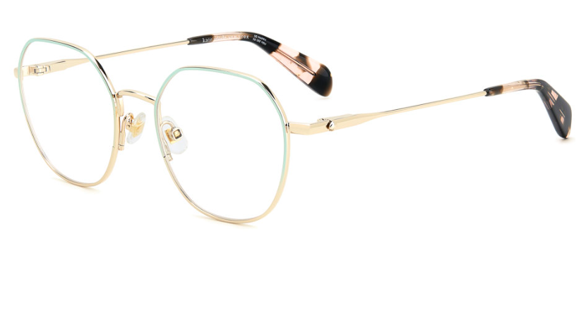 Kate Spade MADISYN/G LKS Gold Blue Round Women's Eyeglasses