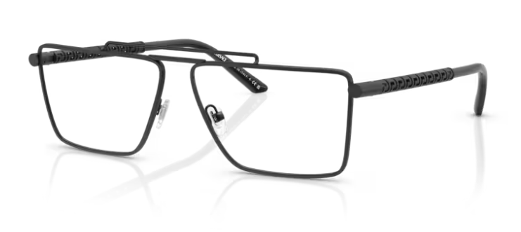 Versace 0VE1295 1433 Matte Black 59mm Rectangular Men's Eyeglasses