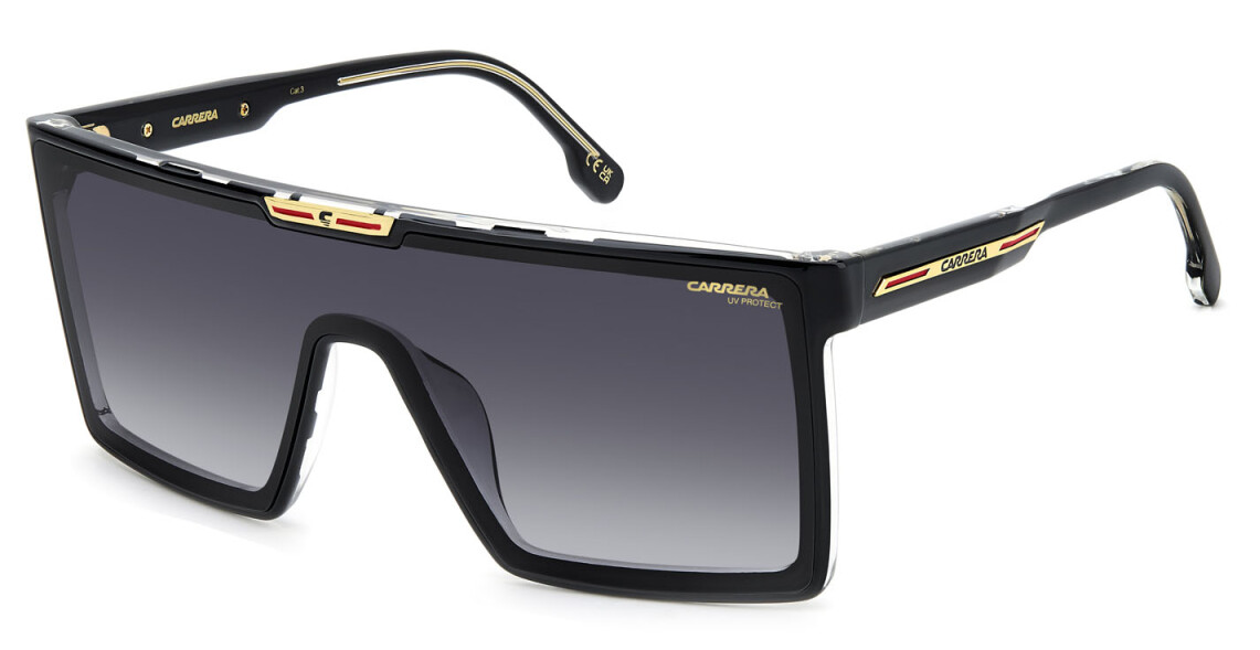 Carrera Victory C 07/S 7C5 9O Black Crystal/Dark Grey Shaded Men's Sunglasses