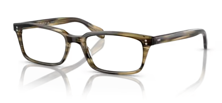 Oliver Peoples 0OV5102 Denison 1719 Olive Smoke Rectangle Men's Eyeglasses