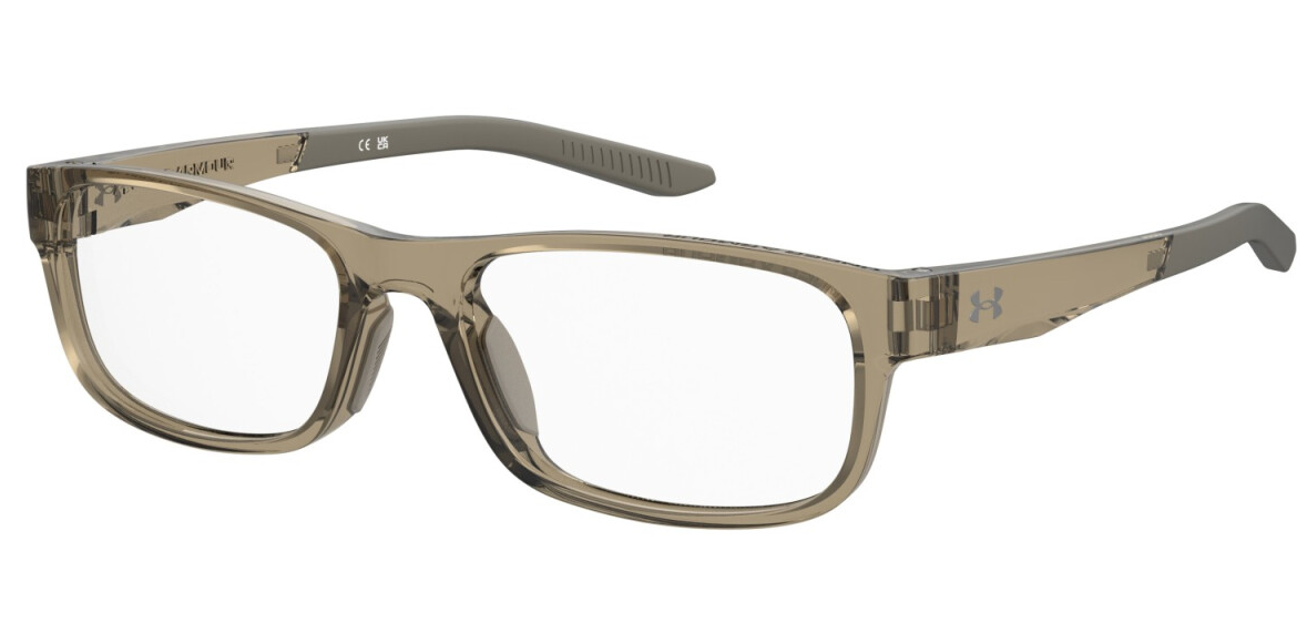 Under Armour UA 5079 2T3 Crystal Beige Rectangular Men's Eyeglasses