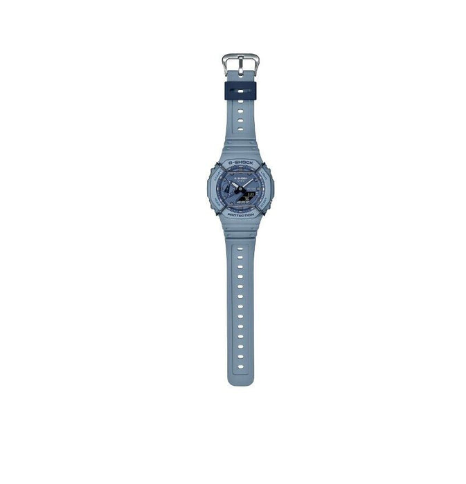 Casio G-Shock Tone-on-Tone Wire Face Casioak Blue Men's Watch GA2100PT-2A