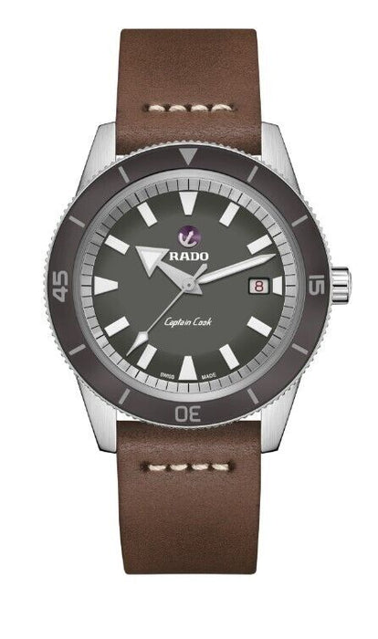 Rado Captain Cook Automatic High Tech Ceramic Grey Dial Men's Watch R32505019