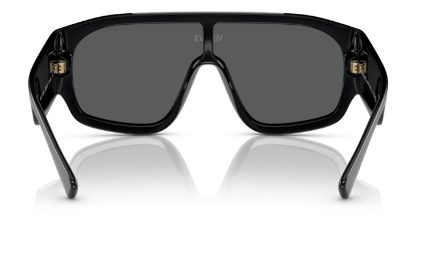 Versace VE4439 GB1/87 Black/Dark grey Oversized Women's Sunglasses