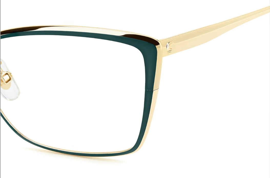 Carrera 3047 1ED Green/Gold Rectangular Women's Eyeglasses