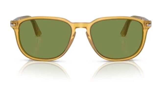 Persol 0PO3019S 204/4E Miele/Green Square Shaped 52mm Men's Sunglasses